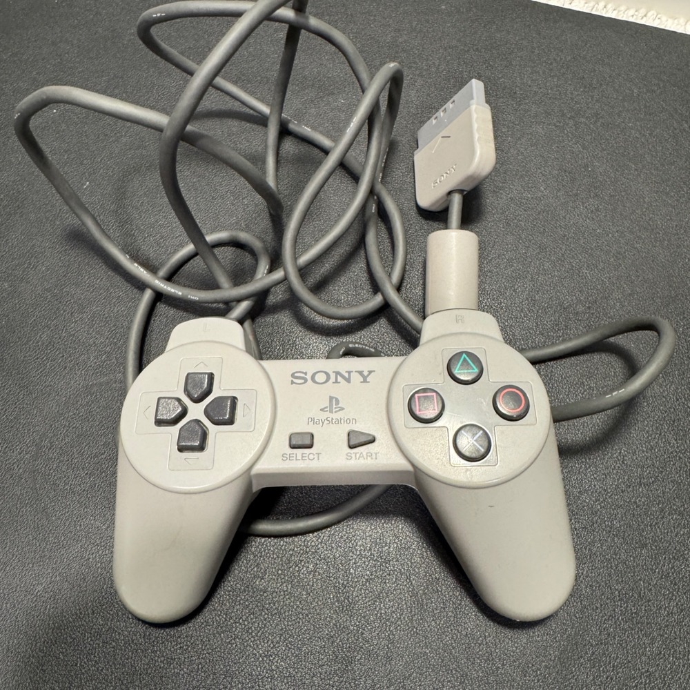 Original PS1 Controller Sony PlayStation Digital Gray Plastic SCPH-1080 Retro